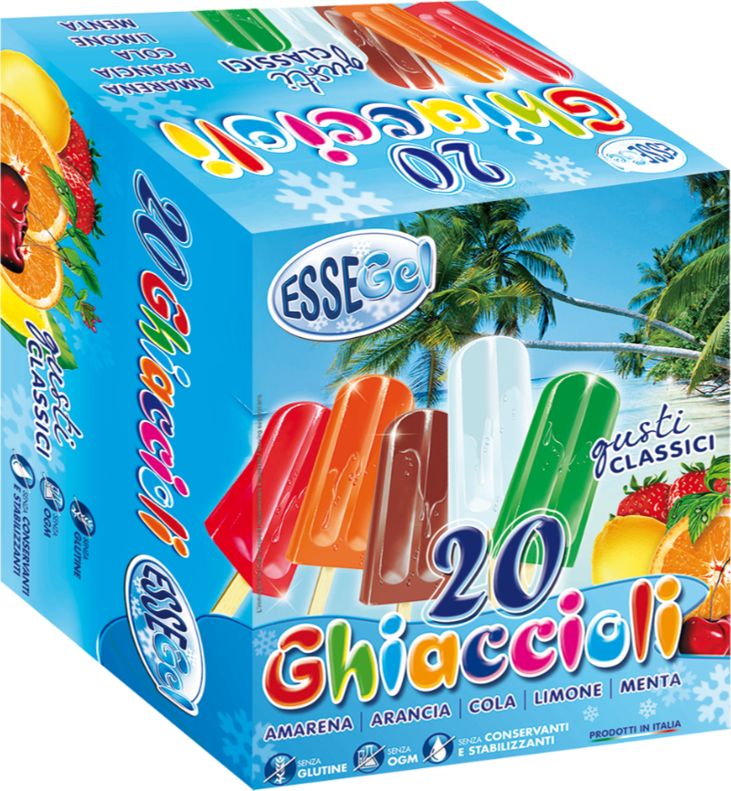 Scatola 20 ghiaccioli classici