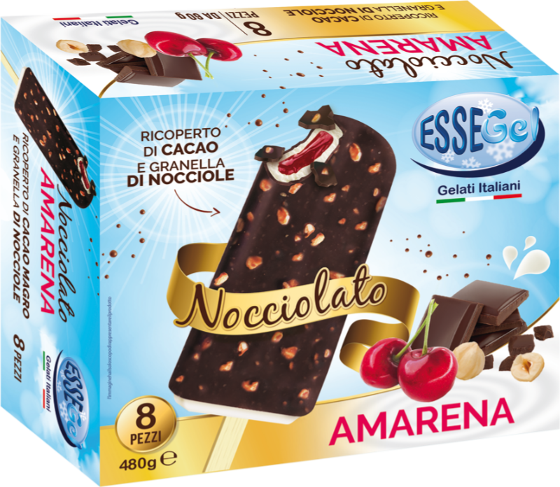 Scatola Nocciolato amarena